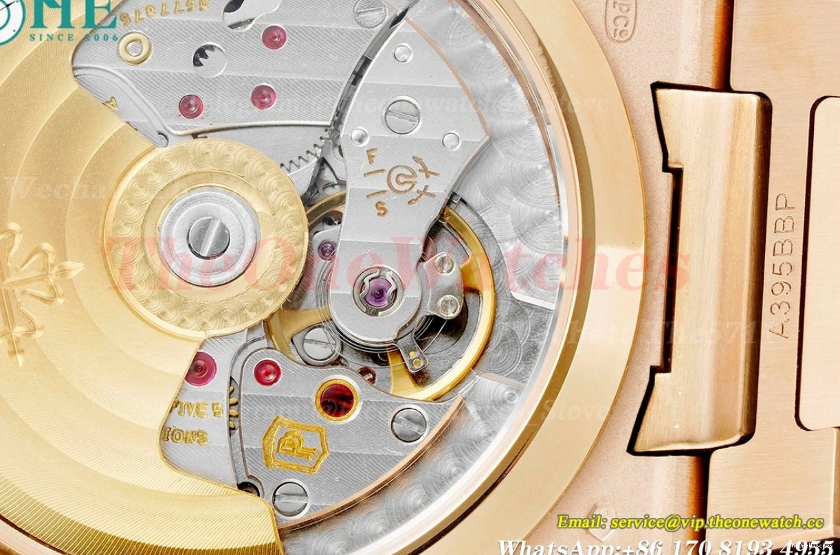 RG 324SC 35mm RG White Textured 7118 Dial PPF Nautilus 0402